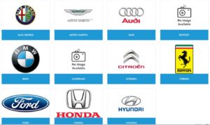 CAR MANUFACTURERS COLOURS A-H