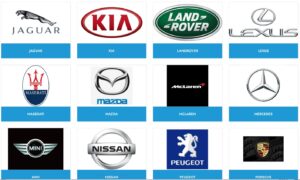 CAR MANUFACTURERS COLOURS I-P